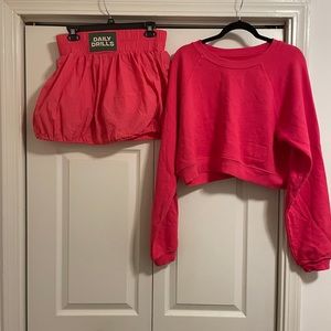 NWOT M/L DAILY DR!LLS BUBBLE SET